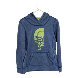 The North Face Womens Sweatshirt size S/P Blue pull over hoodie / sweatshirt
